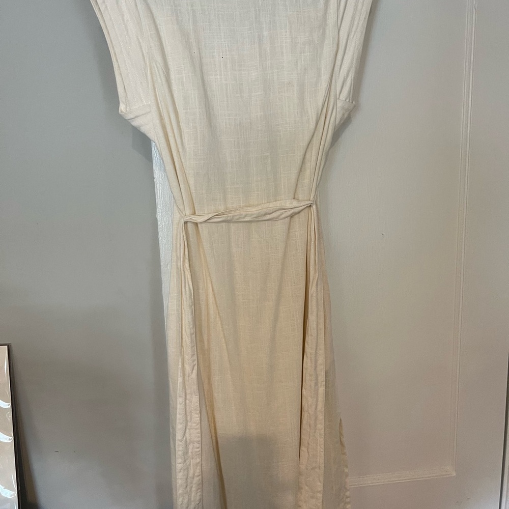 Anthropologie Cream Dress